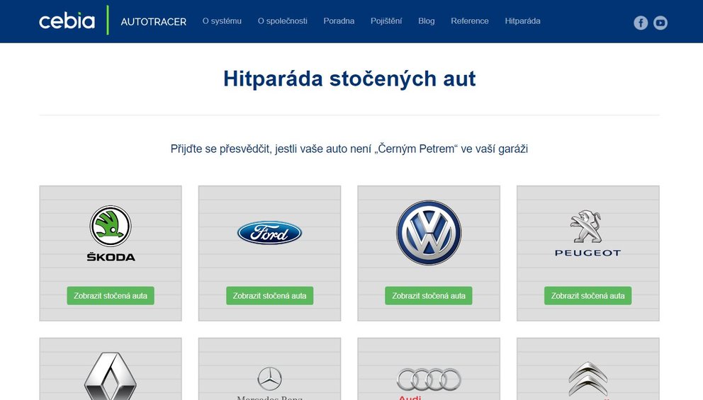 Reakce Cebia na novou legislativu: zveřejní Hitparádu stočených aut