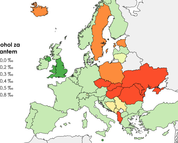 Alkohol za volantem na dovolené - Jaká je tolerance v Evropě?
