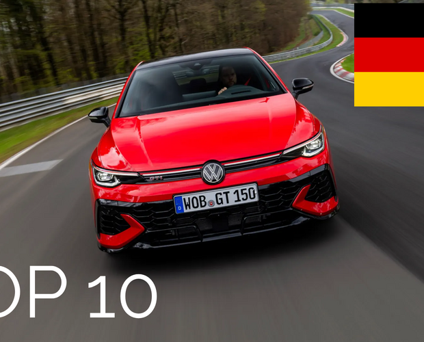 TOP 10 🥇 Nejprodávanější auta v Německu v roce 2025