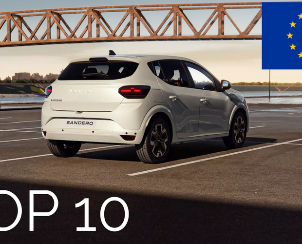 TOP 10 - Nejprodávanější auta Evropy v roce 2025