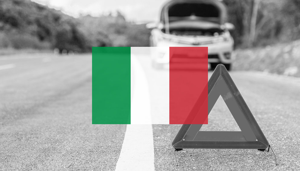 Povinná výbava vozu - Itálie