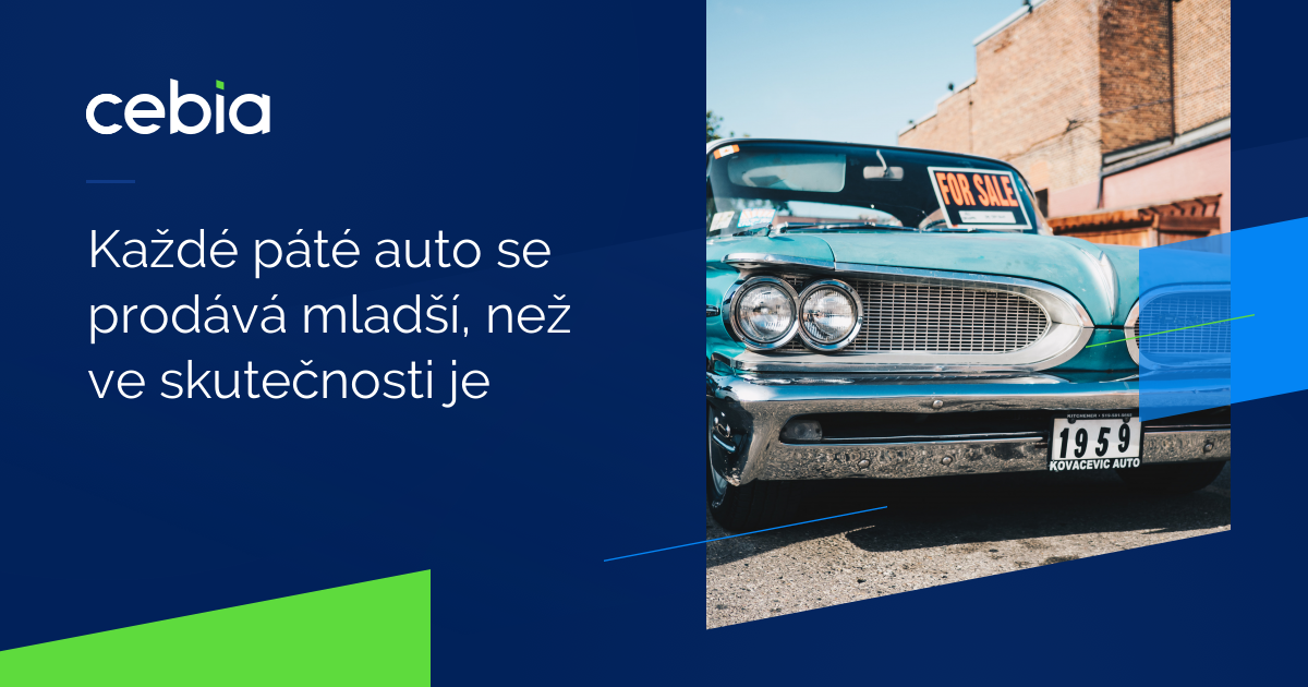 Každé páté auto se prodává mladší, než ve skutečnosti je Cebia.cz