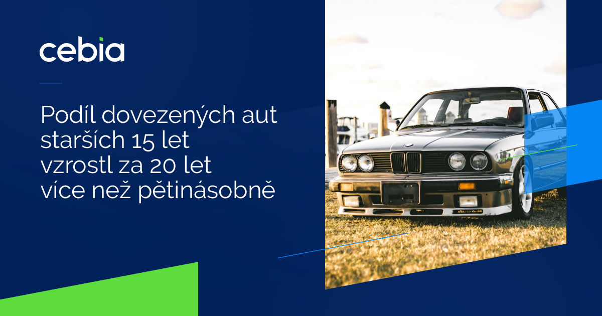 Podíl dovezených aut starších 15 let vzrostl za 20 let více než ...