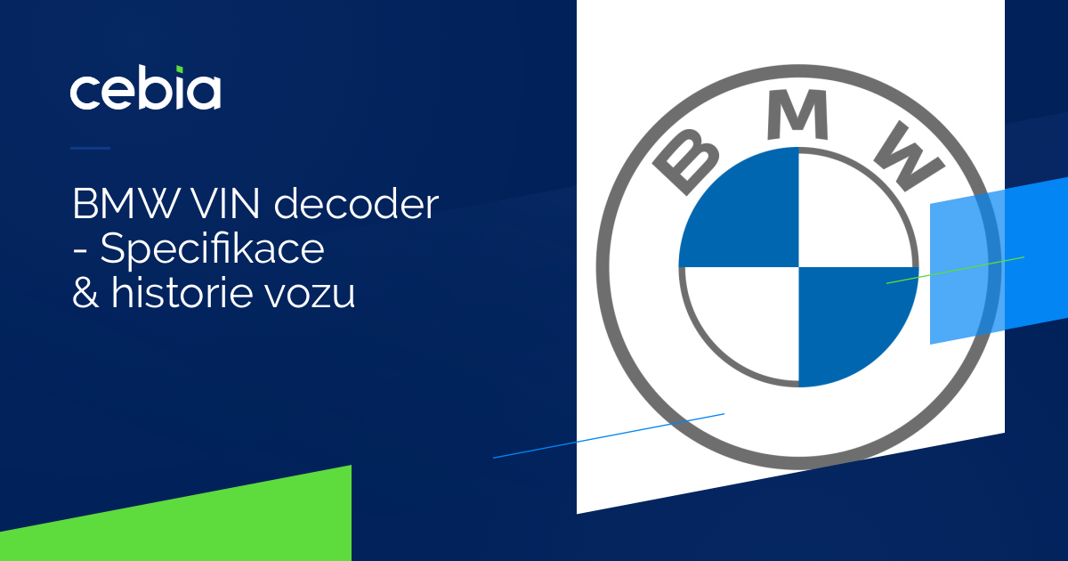 BMW VIN decoder Specifikace & historie vozu Cebia.cz