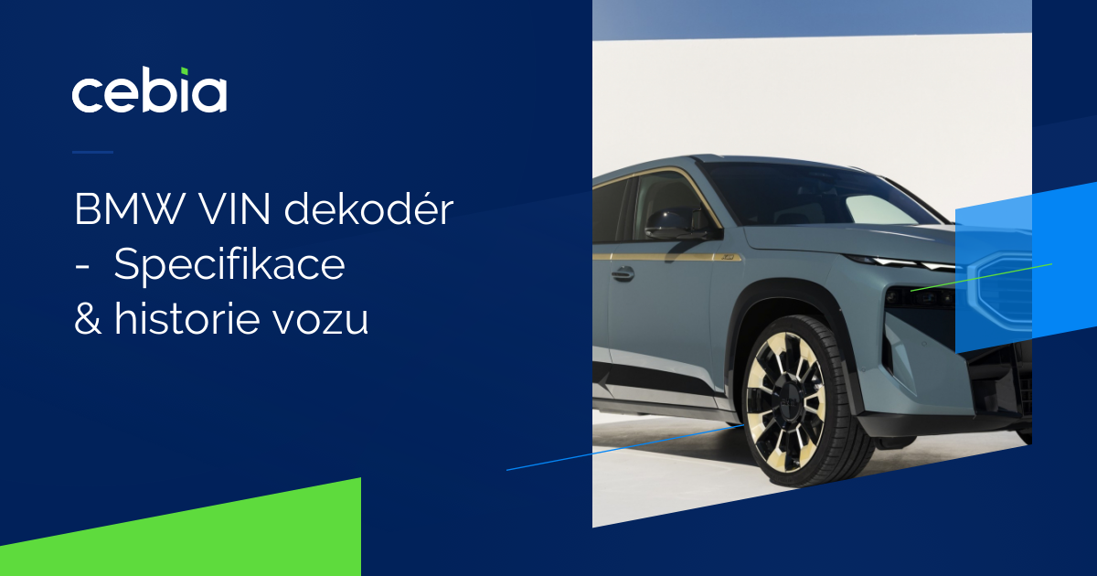 BMW VIN dekodér Specifikace & historie vozu Cebia.cz