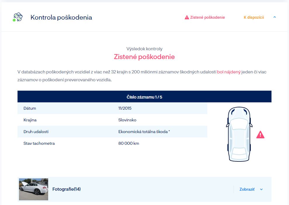 SK ATR - poškození