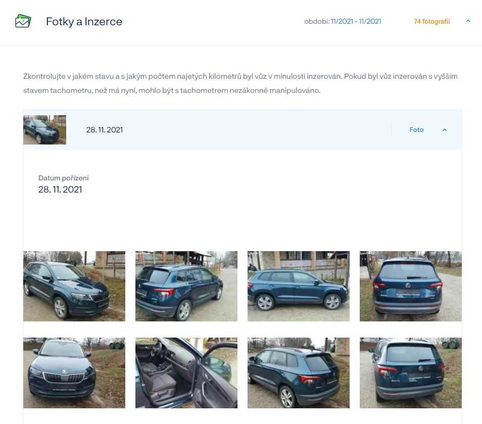 Škoda Karoq záznam inzerce