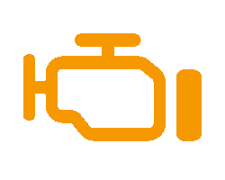 Oranžový motor-svg